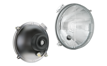 Reflektor für Fiat 124, Typ H4 (Abblendlicht, Fernlicht, Positionslicht)