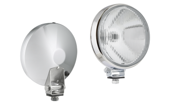 Halogen Fernscheinwerfer im verchromt, Metallgehäuse