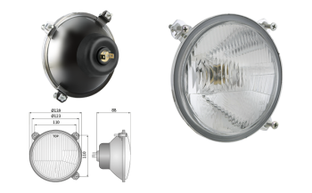 Hauptscheinwerfer Typ R2 - Rechtsverkehr (Abblendlicht, Fernlicht) - links