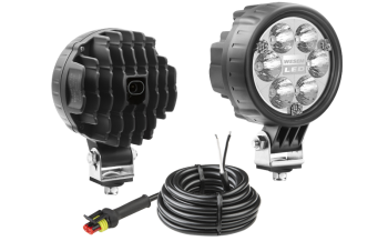 LED Arbeitslampe mit Kabel und AMP SuperSeal Stecker - blaue