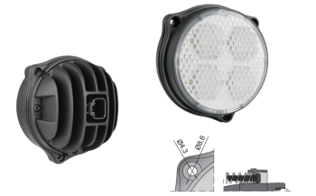 LED Arbeitslampe mit eingebautem Deutsch DT04-2P Stecker (3 Schrauben version)