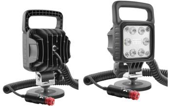 1500lm - LED-Modul 12V-24V, Spiralkabel 8 m, Feuerzeug Stecker, Griff