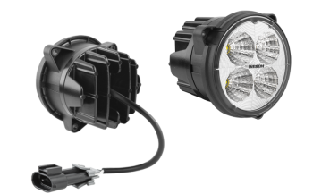 LED Arbeitslampe mit Kabel und Delphi 12059450 Stecker (3 Schaftschrauben version)