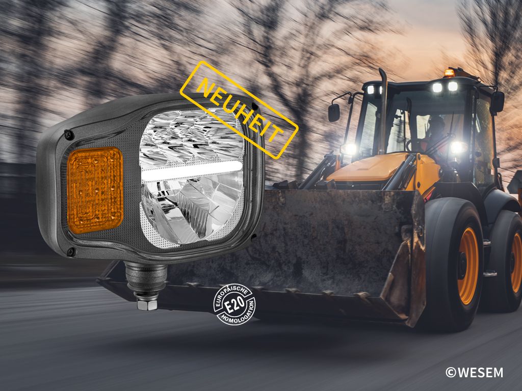 EGV1 LED-Hauptscheinwerfer mit Fahrtrichtungsanzeiger - innovative  Beleuchtung für Baufahrzeuge 