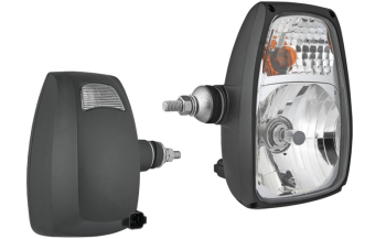 Hauptscheinwerfer Typ H4 mit DT04-6P Stecker - links