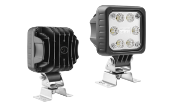 LED Arbeitslampe mit Omega Halter und eingebautem AMP SuperSeal Stecker