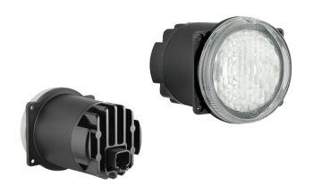 LED Tagfahrlicht mit eingebautem Deutsch DT04-2P Stecker (4 Schraubenversion)