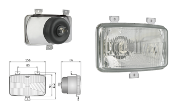 Reflektor Typ H4 (Abblendlicht, Fernlicht)