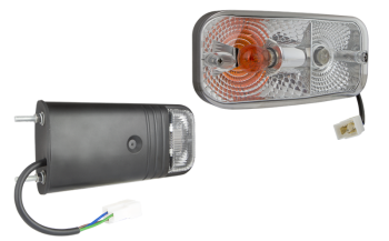 Vordere Lampe mit seitlicher Befestigung - rechts (Positionslicht, Vorder-seitlich Blinklicht)