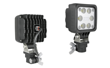 LED Arbeitslampe mit CAR1 Halter und eingebautem Deutsch DT04-2P Stecker