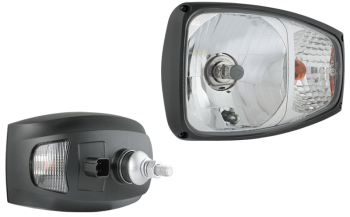 Hauptscheinwerfer Typ H4 mit DT04-6P Stecker - links