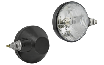 Hauptscheinwerfer Typ H4 im Metallgehäuse - rechts (Abblendlicht, Fernlicht, Positionslicht) Hauptscheinwerfer Typ H4 im Metallgehäuse - rechts (Abblendlicht, Fernlicht, Positionslicht)