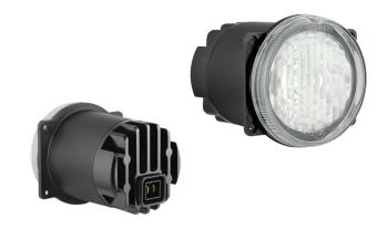 LED Arbeitslampe mit eingebautem AMP Faston Stecker (4 Schrauben version)