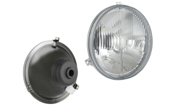 Reflektor für VW Bus Transporter, Typ H4 (Abblendlicht, Fernlicht, Positionslicht)
