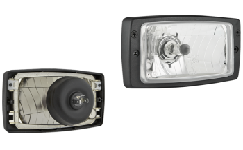 Hauptscheinwerfer Typ H4 mit Rahmen (Abblendlicht, Fernlicht)