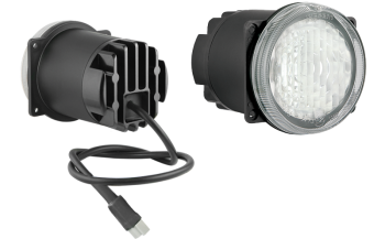 LED Nebelscheinwerfer mit Kabel und Deutsch DT04-2P Stecker (4 Schraubenversion)