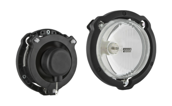 Rallye Scheinwerfer, Fernlicht Ø122 mit Rahmen