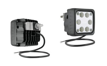 LED Arbeitslampe mit rückwärtiger Halter und Kabel