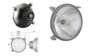 Hauptscheinwerfer Typ R2 - Rechtsverkehr (Abblendlicht, Fernlicht) - rechts