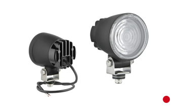 Spezielle Lampe mit LED-Dioden und Kabel - rote