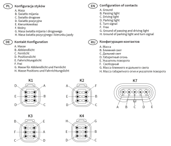 RGV1-FF Hauptscheinwerfer RHT