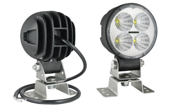 LED Arbeitslampe mit Omega Halter und Kabel