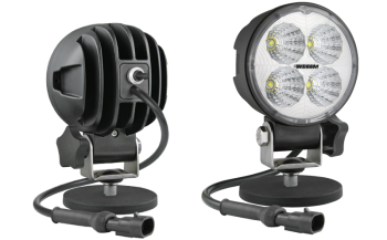 LED Arbeitslampe mit Magnethalter, Kabel, AMP SuperSeal Stecker und Ausschalter