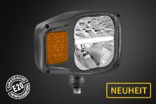 Innovative Beleuchtung für Baufahrzeuge – EGV1 LED-Hauptscheinwerfer mit Fahrtrichtungsanzeiger
