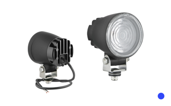 Spezielle Lampe mit LED-Dioden und Kabel - blaue