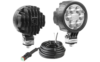 LED Arbeitslampe mit Kabel und Deutsch DT04-2P Stecker - blaue