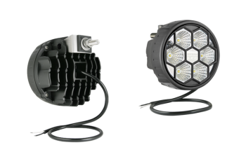 LED Arbeitslampe mit rückwärtiger Halter und Kabel