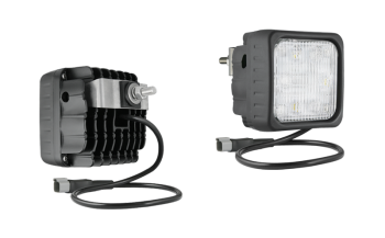 LED Rückfahrleuchte mit rückwärtiger Halter, Kabel und Deutsch DT04-2P Stecker