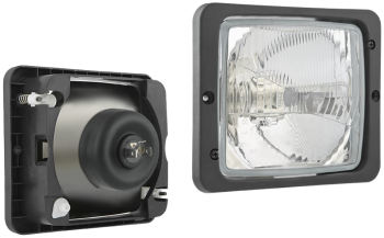 Hauptscheinwerfer Typ H4 mit Rahmen (Abblendlicht, Fernlicht)