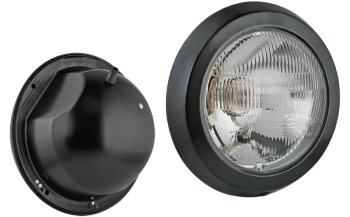 Hauptscheinwerfer Typ R2 im Metallgehäuse (Abblendlicht, Fernlicht, Positionslicht)