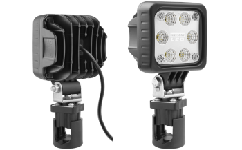 LED Arbeitslampe mit CAR2 Halter und Kabel