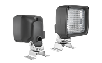 Halogen Arbeitslampe mit Omega Halter und eingebautem Deutsch DT04-2P Stecker