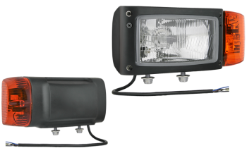 Hauptscheinwerfer Typ H4 mit Kabel - links