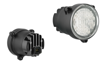 LED Arbeitslampe mit eingebautem AMP Faston Stecker (3 Schaftschrauben version)