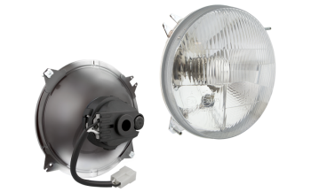 Hermetische Reflektor Ø178 Typ H4 (Abblendlicht, Fernlicht)