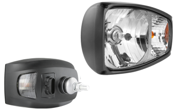 Hauptscheinwerfer Typ H4 mit AMP SuperSeal Stecker - links