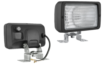 Halogen Arbeitslampe mit Omega Halter