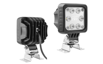 LED Arbeitslampe mit Omega Halter, Kabel und Ausschalter