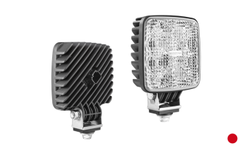 LED Arbeitslampe mit eingebautem Deutsch DT04-2P Stecker - rotes Licht
