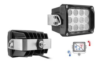 LED Arbeitslampe mit rückwärtiger Halter und Kabel