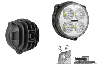 LED Arbeitslampe mit eingebautem Deutsch DT04-2P Stecker (3 Schrauben version)