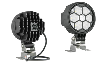 LED Arbeitslampe mit Omega Halter, Kabel und Ausschalter