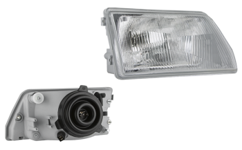 Hauptscheinwerfer für Fiat Cinquecento, Typ H4 - rechts mit Handkorrektor