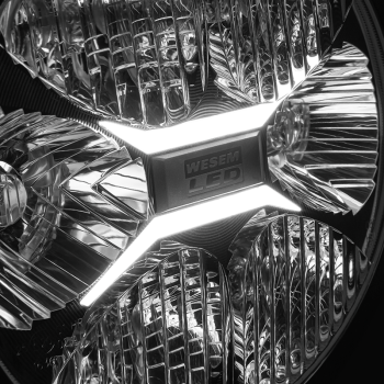 FERVOR 220 Fernscheinwerfer LED und Positionslicht BLACK SERIES