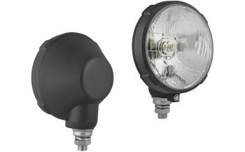 Hauptscheinwerfer Typ H4 im Kunstoffgehäuse - stehend (Abblendlicht, Fernlicht, Positionslicht)