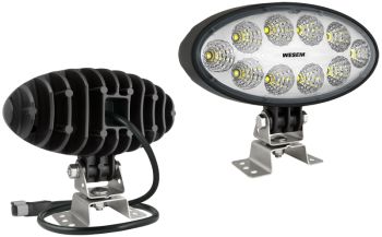 LED Arbeitslampe mit Omega Halter, Kabel, Deutsch DT04-2P Stecker